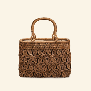 Floral Lattice Whisper Vine Bag